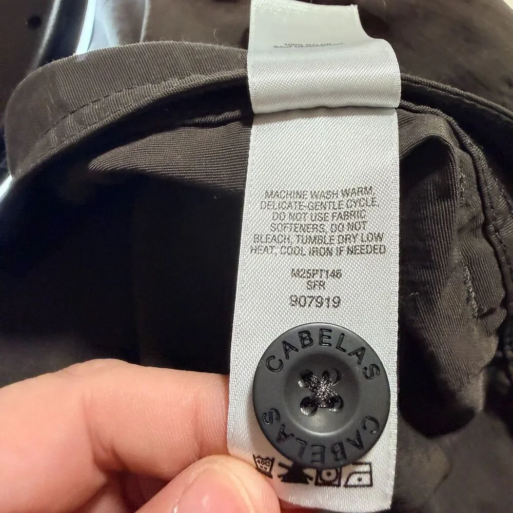 Cabela's Performance Convertible Utility Pants Men's 32 x 32 Dark Gray Hiking